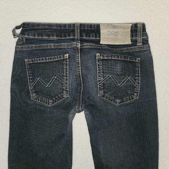 Dark Wash Denim Jeans Pants Bottoms Size 26 - Picture 5 of 8